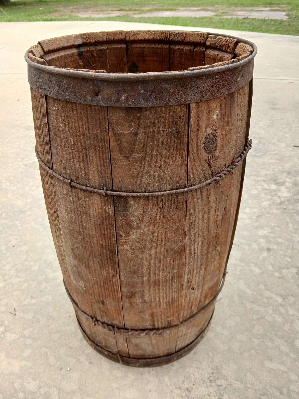 Antique Wooden Barrel